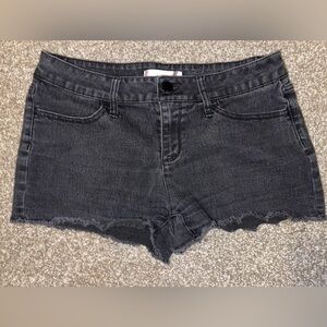 No Boundaries Black Jean Shorts